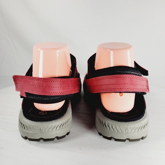 ECCO SPORT TERRA RED LEATHER HIKING SANDALS WOMEN SIZE US7/EU38 - Picture 6 of 14